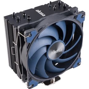 Alucia H4 Plus 120mm PWM CPU Luchtkoeler - 4 Heatpipes, 185W TDP - afbeelding 2