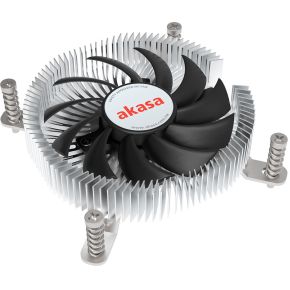 Akasa Intel Lga1700, Aluminium Low Profile Screw+Backplate Cooler, Pwm - afbeelding 2