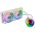 Akasa Soho 240 Dawn Edition,Dual Radiator Liquid Cpu Cooler Argb Led, White