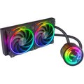 Akasa Soho 240 Dusk Edition,Dual Radiator Liquid Cpu Cooler Argb Led, Black