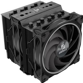 Akasa Soho H7, Premium Dual Tower 7-Heatpipe Cpu Cooler With Addressable Rgb - afbeelding 4