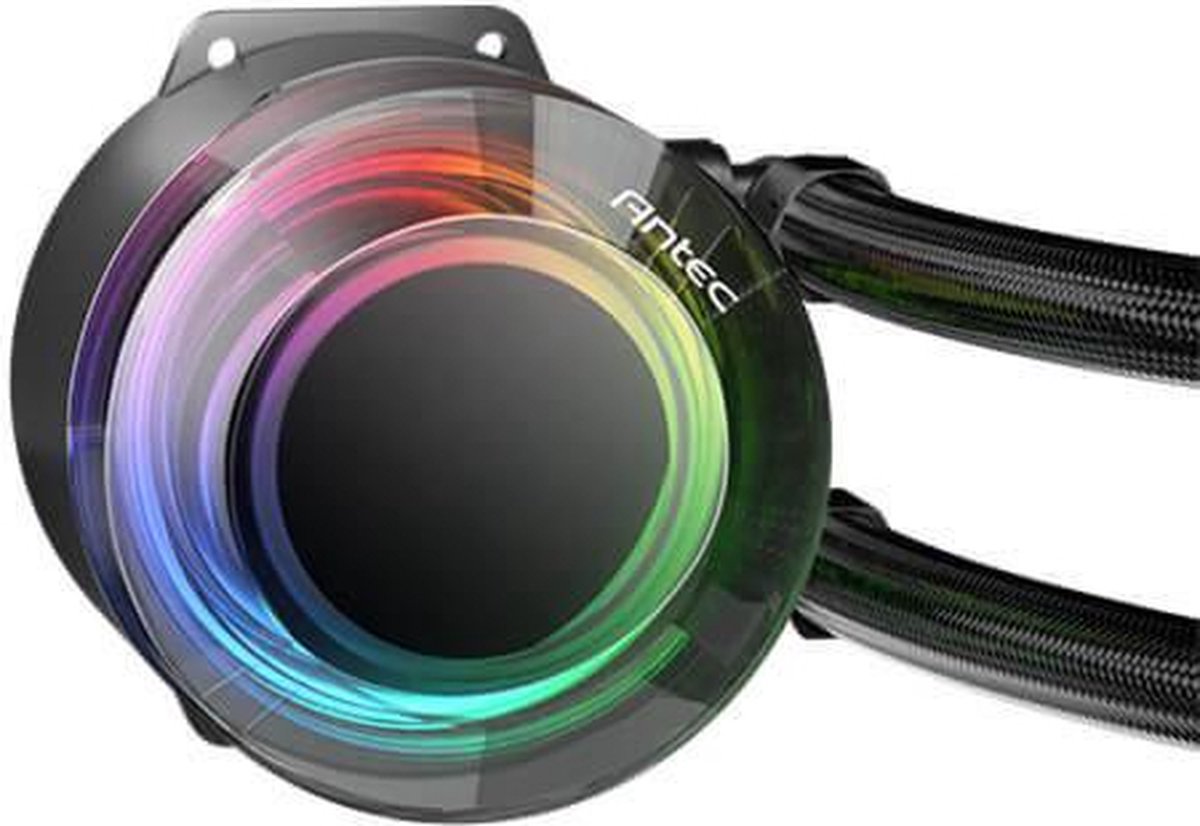 Vortex 240 ARGB All-in-One Liquid CPU Cooler Black 240mm Waterkoeler (Black) - afbeelding 3