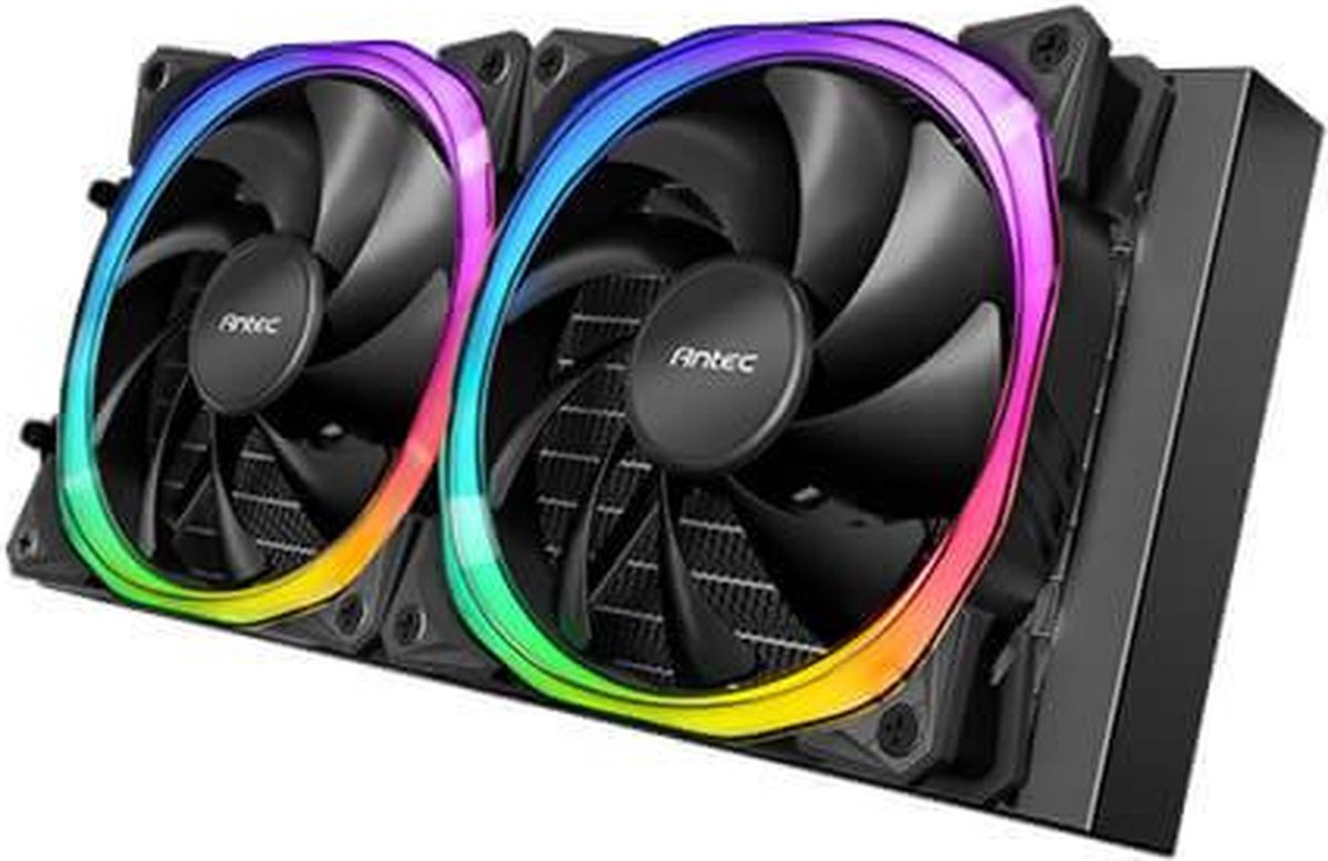 Vortex 240 ARGB All-in-One Liquid CPU Cooler Black 240mm Waterkoeler (Black) - afbeelding 7
