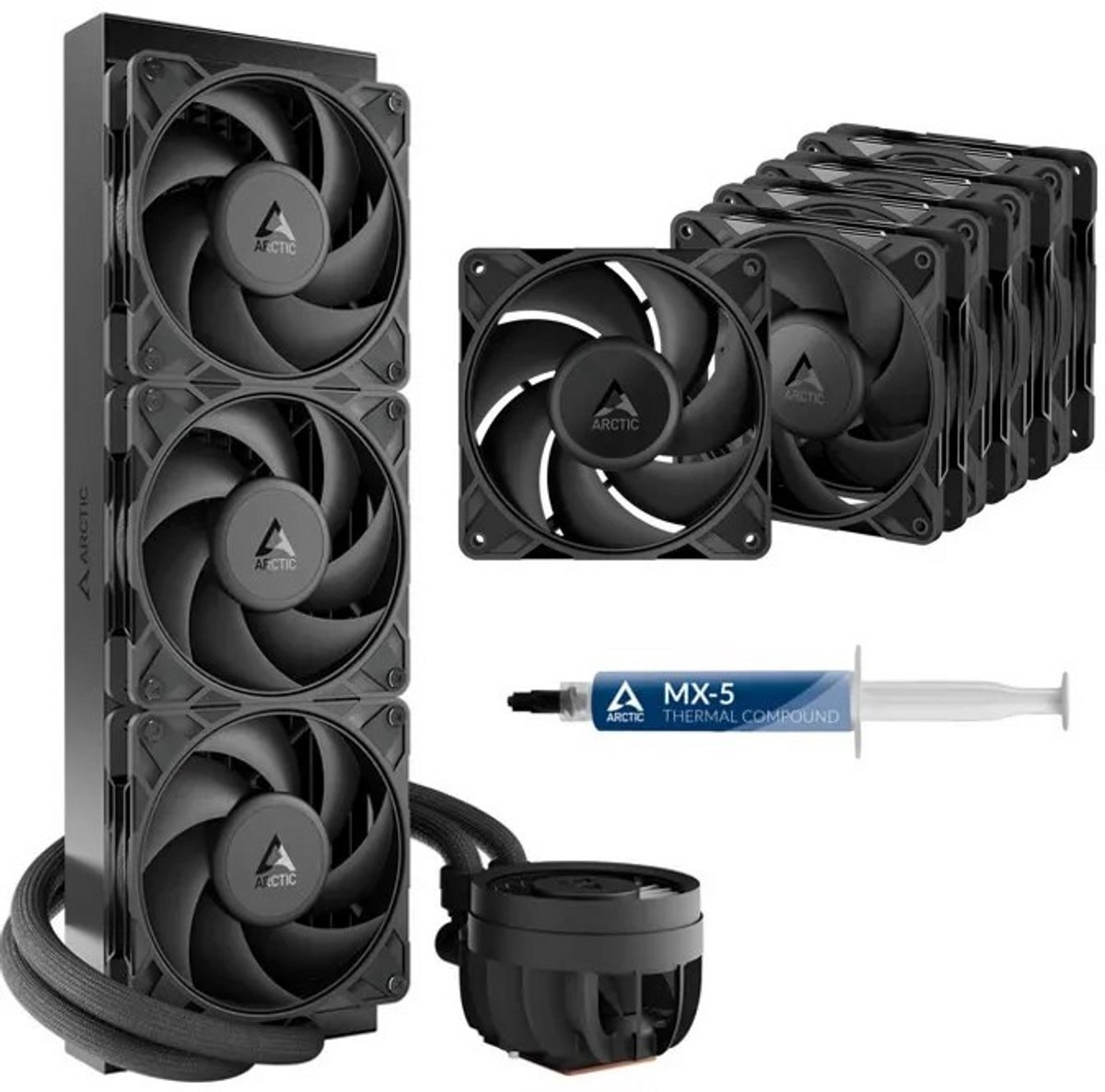 Liquid Freezer III Pro 360 Bundle 360mm Waterkoeler (White)