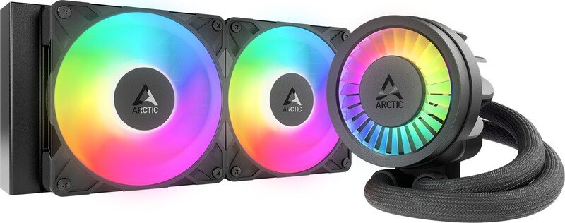 ARCTIC Arctic Liquid Freezer Iii Pro 240 A-Rgb - Afmeting Radiator: 240 Mm - Intel Lga: 1851, 1700 - Amd Am5, Am4 - 2X P12 Pwm A-Rgb Fans - Aluminium - Zwart, Wit