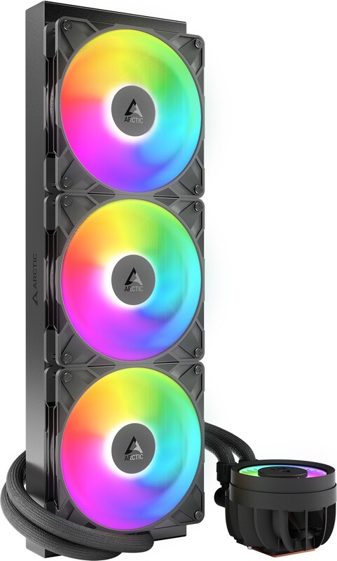 Arctic liquid freezer iii pro 420 bla 60317 2 orig - ARCTIC Liquid Freezer III Pro 420 A-RGB 420mm Waterkoeler (Black)