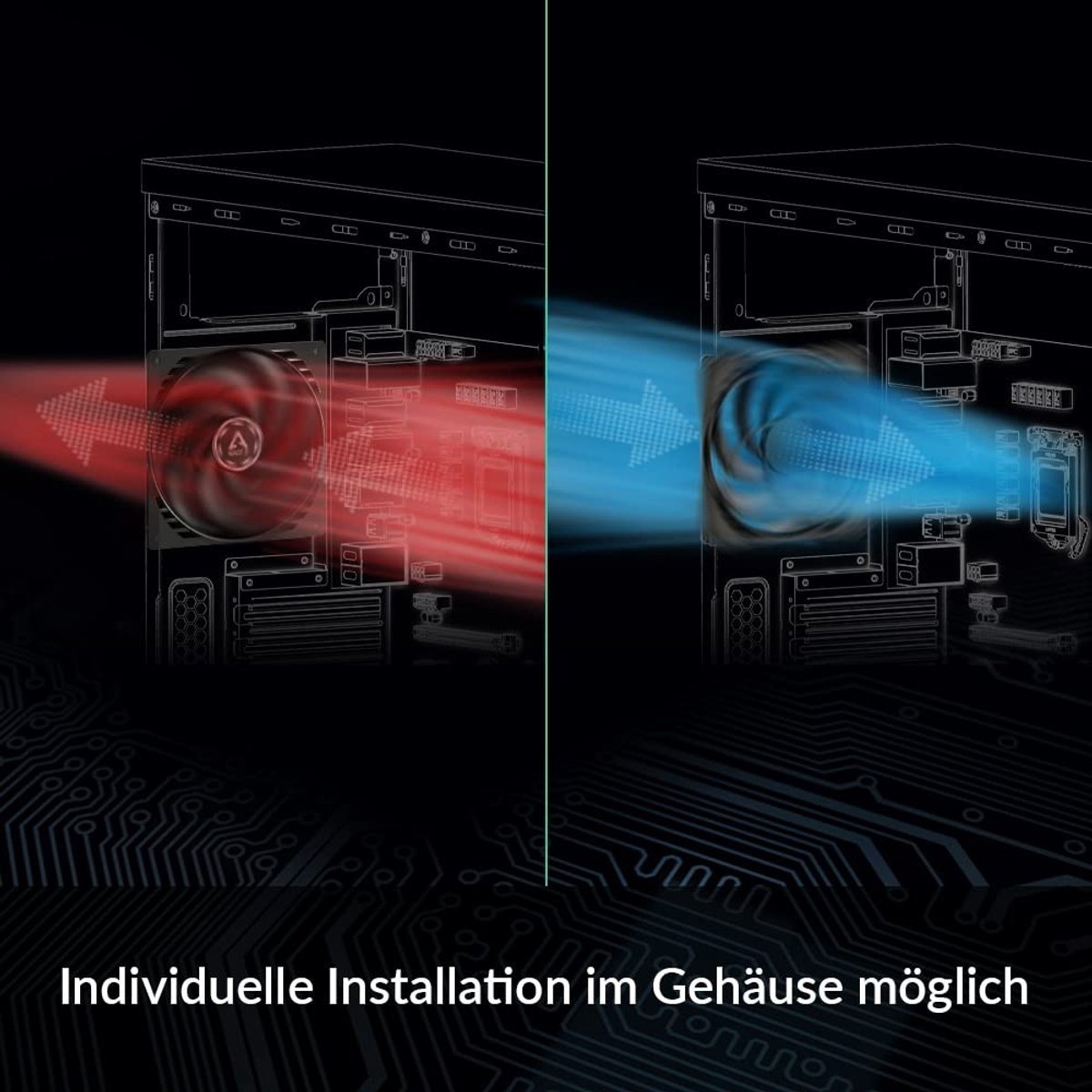 Arctic P12 Value Pack Computer Behuizing Koeler 12 Cm Zwart - afbeelding 2