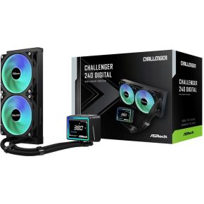 Challenger 240 Digital 240mm Waterkoeler (Black) - afbeelding 8