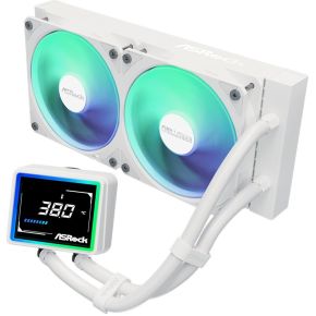 Challenger White 240 Digital AIO Liquid Cooler 240mm Waterkoeler (White) - afbeelding 2