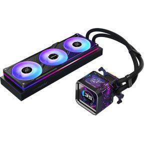 Phantom Gaming 360 LCD AIO Liquid Cooler 360mm Waterkoeler (Black) - afbeelding 4