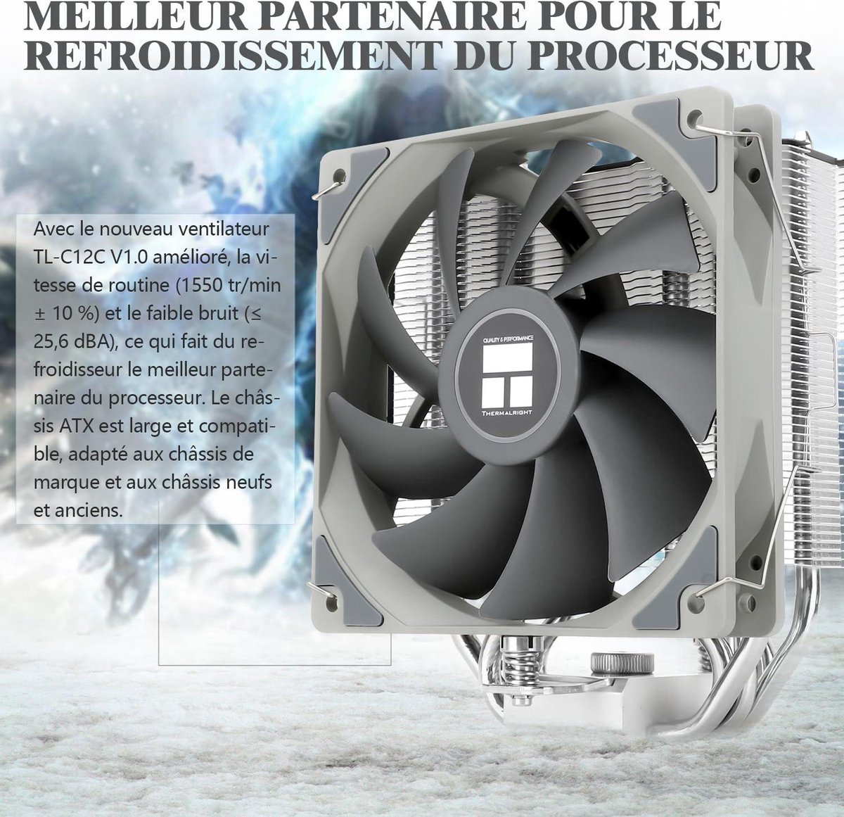 Thermalright Assassin King 120 SE ARGB CPU Air Cooler 235W TDP - afbeelding 2