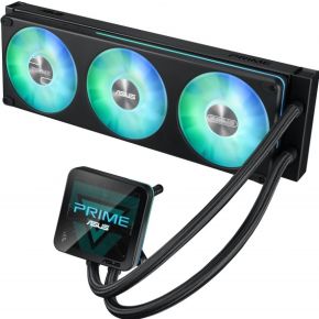 Asus prime lc ii 360 lcd alles 4 orig - ASUS PRIME LC II ARGB LCD 360mm Waterkoeler (Black)