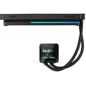 Asus prime lc ii 360 lcd alles 5 orig - ASUS PRIME LC II ARGB LCD 360mm Waterkoeler (Black)