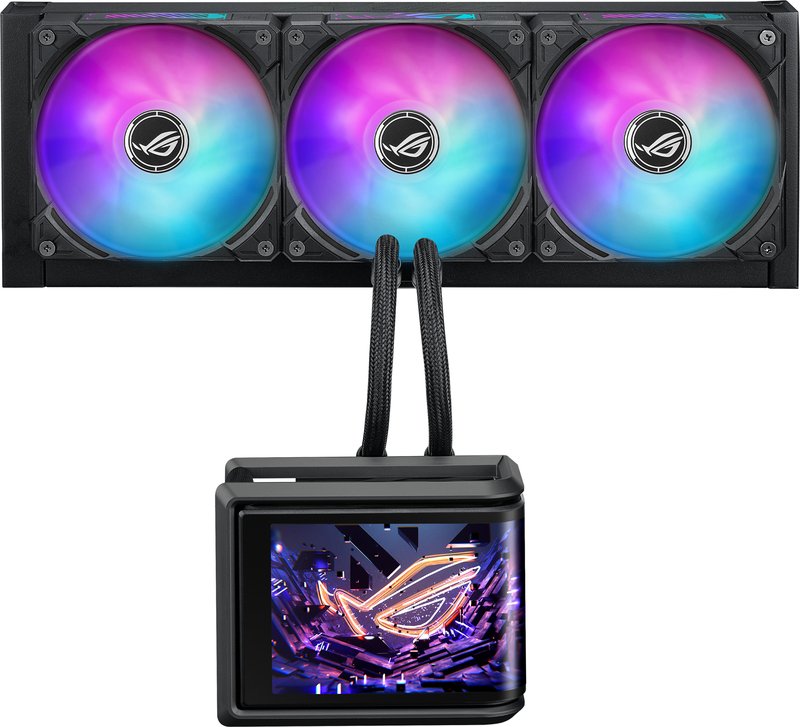 Asus rog ryuo iv slc 360 waterkoeli - ASUS ROG Ryuo IV SLC 360 ARGB 360mm Waterkoeler (Black)