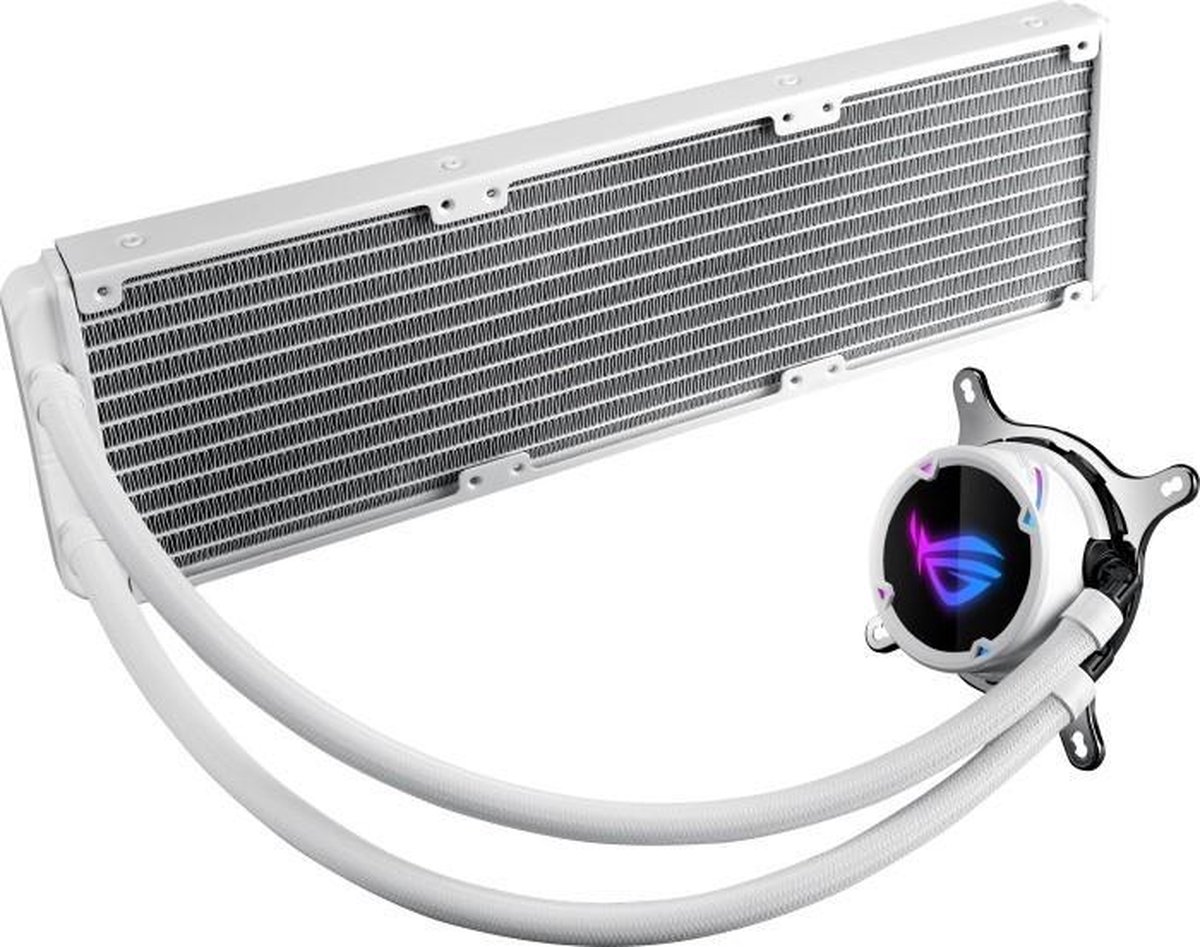 Asus - Rog Strix Lc 360 Rgb White Edition All-In-One Liquid Cpu Cooler With - afbeelding 4