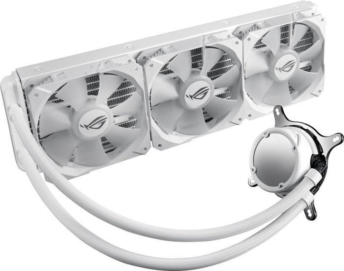 Asus - Rog Strix Lc 360 Rgb White Edition All-In-One Liquid Cpu Cooler With - afbeelding 6
