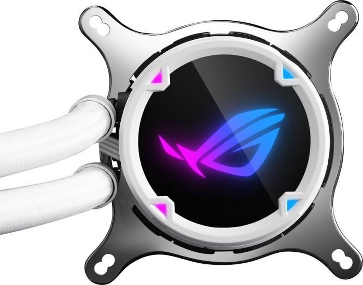Asus - Rog Strix Lc 360 Rgb White Edition All-In-One Liquid Cpu Cooler With - afbeelding 9