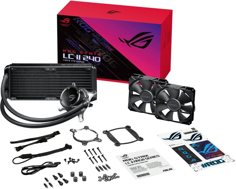 Asus rog strix lc ii 360 allinone 5 orig - ASUS ROG Strix LC II 360 ARGB 360mm Waterkoeler (Black)