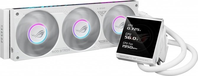 Asus rog strix lc iv 360 lcd 4701976 2 orig - ASUS ROG Strix LC IV 360mm Waterkoeler (White)