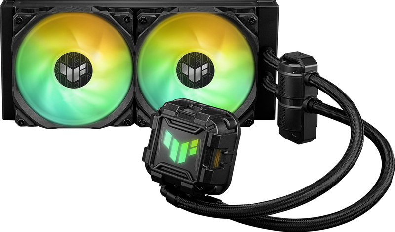Asus tuf lc ii series koeling 240 2 orig - ASUS TUF Gaming LC II 240 ARGB 240mm Waterkoeler (Black)