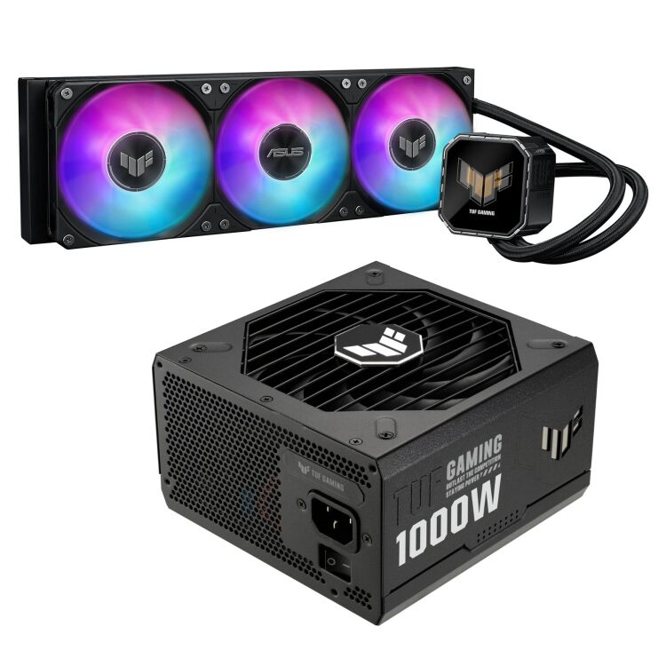 ASUS ASUS TUF Gaming LC III 360 ARGB LCD + TUF Gaming 1000W Gold waterkoeling