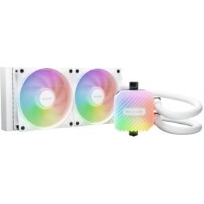 be quiet! Be Quiet! Light Loop 240Mm White - Vloeistof-Koelsysteem Processor Afmeting Radiator: 240 Mm - Voor Intel: Lga 1700, 1200, 2066, 115X - Amd Am5, Am4 - Argb Leds - 3X Light Wings Lx 120Mm Pwm High-Speed Fans - Wit