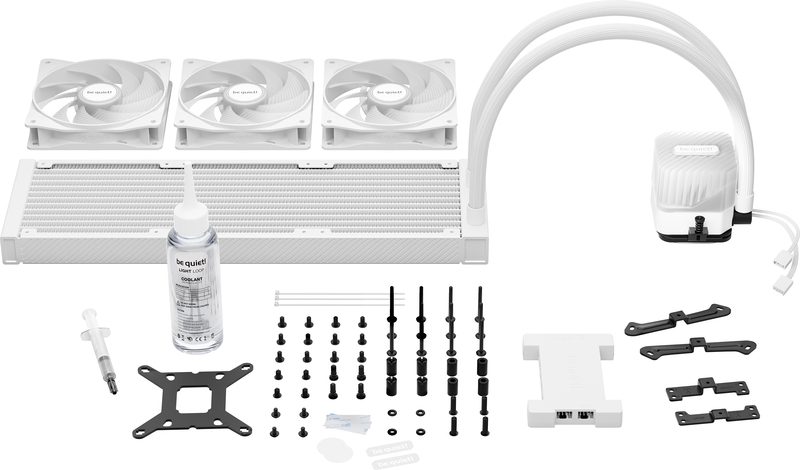Be quiet light loop 360 waterkoeling 60176 2 orig - Be quiet! Light Loop White 360mm Waterkoeler