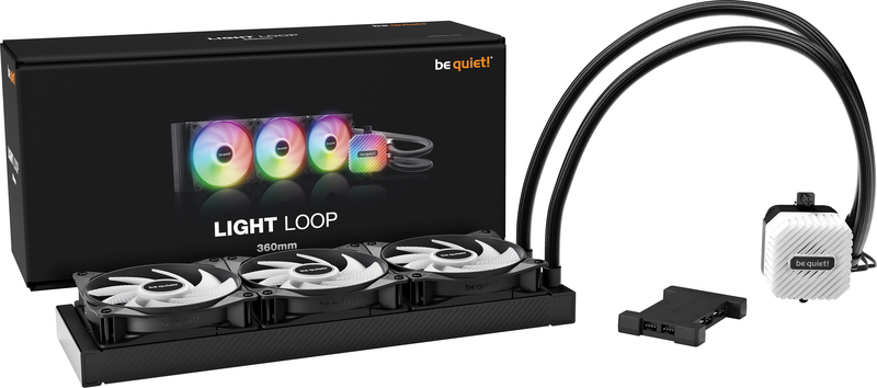 Be quiet light loop 360 waterkoeling 60200 3 orig - Be quiet! Light Loop Black 360mm Waterkoeler