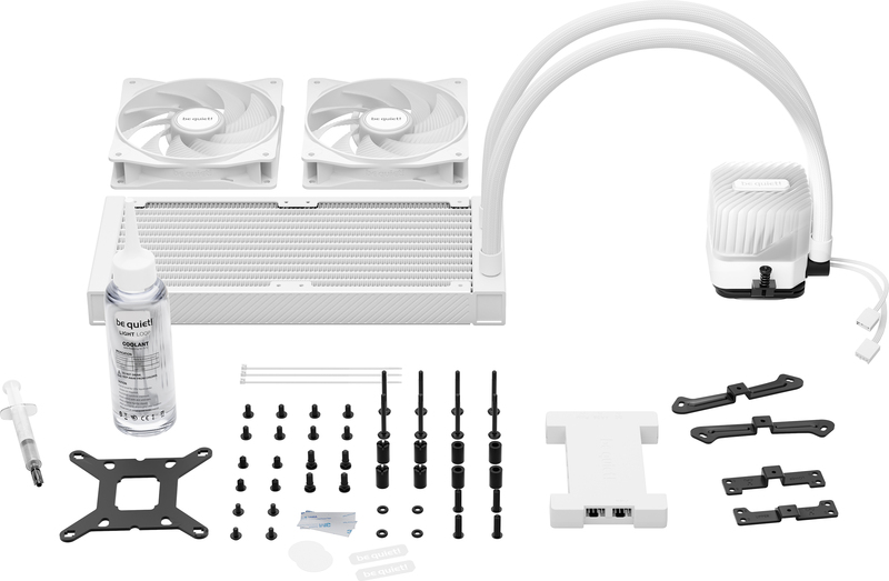 Be quiet light loop all in one waterkoe 2 orig - Be quiet! Light Loop 240mm Waterkoeler (White)
