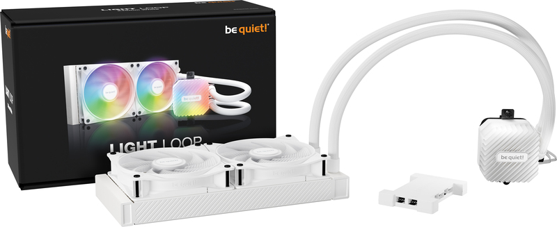 Be quiet light loop all in one waterkoe 3 orig - Be quiet! Light Loop 240mm Waterkoeler (White)