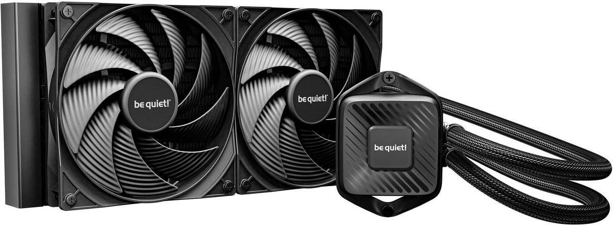 be quiet! Be Quiet! Pure Loop 3 280Mm - Vloeistofkoelsysteem Processor - Afmeting Radiator: 280 Mm - Intel Lga: 1851, 1700, 1200, 115X - Amd Am5, Am4 - 2 Pure Wings 3 140Mm Pwm High-Speed Fans - Zwart