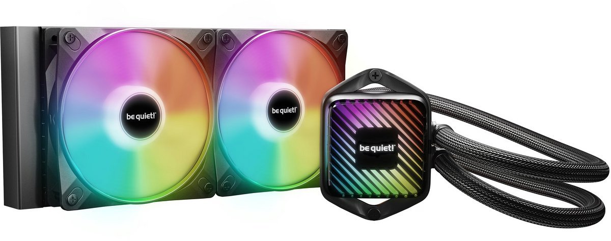 be quiet! Be Quiet! Pure Loop 3 Lx 240Mm - Vloeistofkoelsysteem Processor - Afmeting Radiator: 240 Mm - Intel Lga: 1851, 1700, 1200, 115X - Amd Am5, Am4 - 2 Light Wings Lx Pwm High-Speed Fans - Zwart