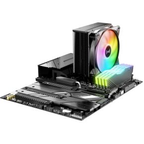 Pure Rock 3 Lx, 190 Tdp, Amd Am5/Am4, Intel 1851/1700/1200/115X, 1 X Light Wings Lx 120 Mm Pwm Argb, 71X124X154Mm - afbeelding 4