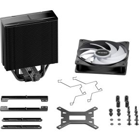 Pure Rock 3 Lx, 190 Tdp, Amd Am5/Am4, Intel 1851/1700/1200/115X, 1 X Light Wings Lx 120 Mm Pwm Argb, 71X124X154Mm - afbeelding 6