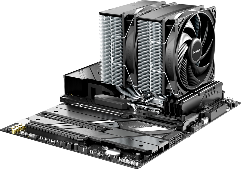 Be quiet pure rock pro 3 cpu koeler 244768 4 orig - Be quiet! Pure Rock Pro 3 CPU (Silver) CPU-koeler