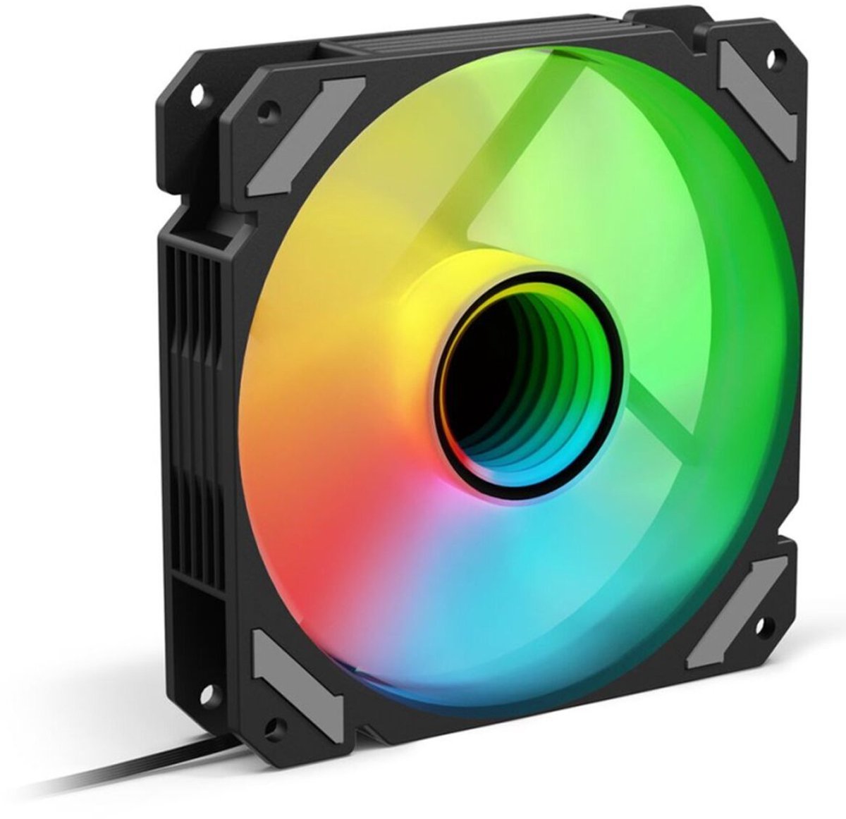 SHARK Mirror RGB PWM Case Fan - 120mm - Zwart