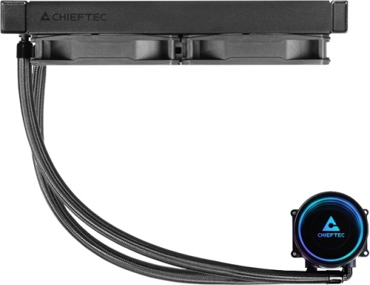 Chieftec iceberg 240 waterkoeling 3 orig - Chieftec Iceberg 240 RGB 240mm Waterkoeler (Zwart RGB)