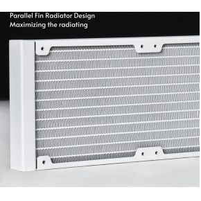 Iceberg White 360 RGB All-in-One Liquid Cooler 360mm Waterkoeler (White) - afbeelding 5