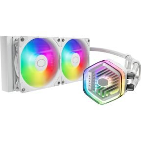 Cooler Master Masterliquid 240 Atmos Waterkoeler - Wit - Lga1700, Lga1200, Lga115X, Am4, Am5