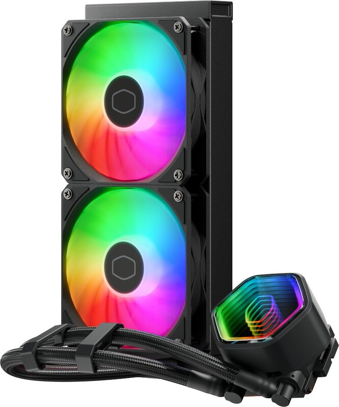 Cooler master masterliquid 240 core ii water 2 orig - Cooler Master CoolerMaster MasterLiquid 240 240mm Waterkoeler (Black)