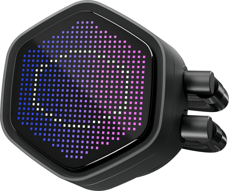 Cooler master masterliquid 360 atmos ii led 2 orig - Cooler Master MasterLiquid Atmos II Pixel 360mm Waterkoeler (Black)