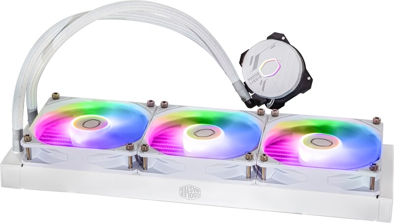 Cooler master masterliquid 360l core wit 3 orig - Cooler Master CoolerMaster MasterLiquid 360L 360mm Waterkoeler (White)