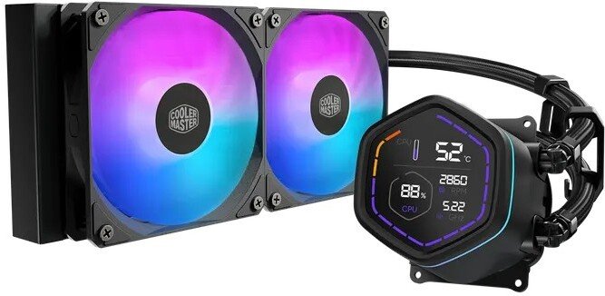 Cooler master masterliquid core nex digital 1309246 - Cooler Master MasterLiquid Core Nex Digital 240mm Waterkoeler (Black)