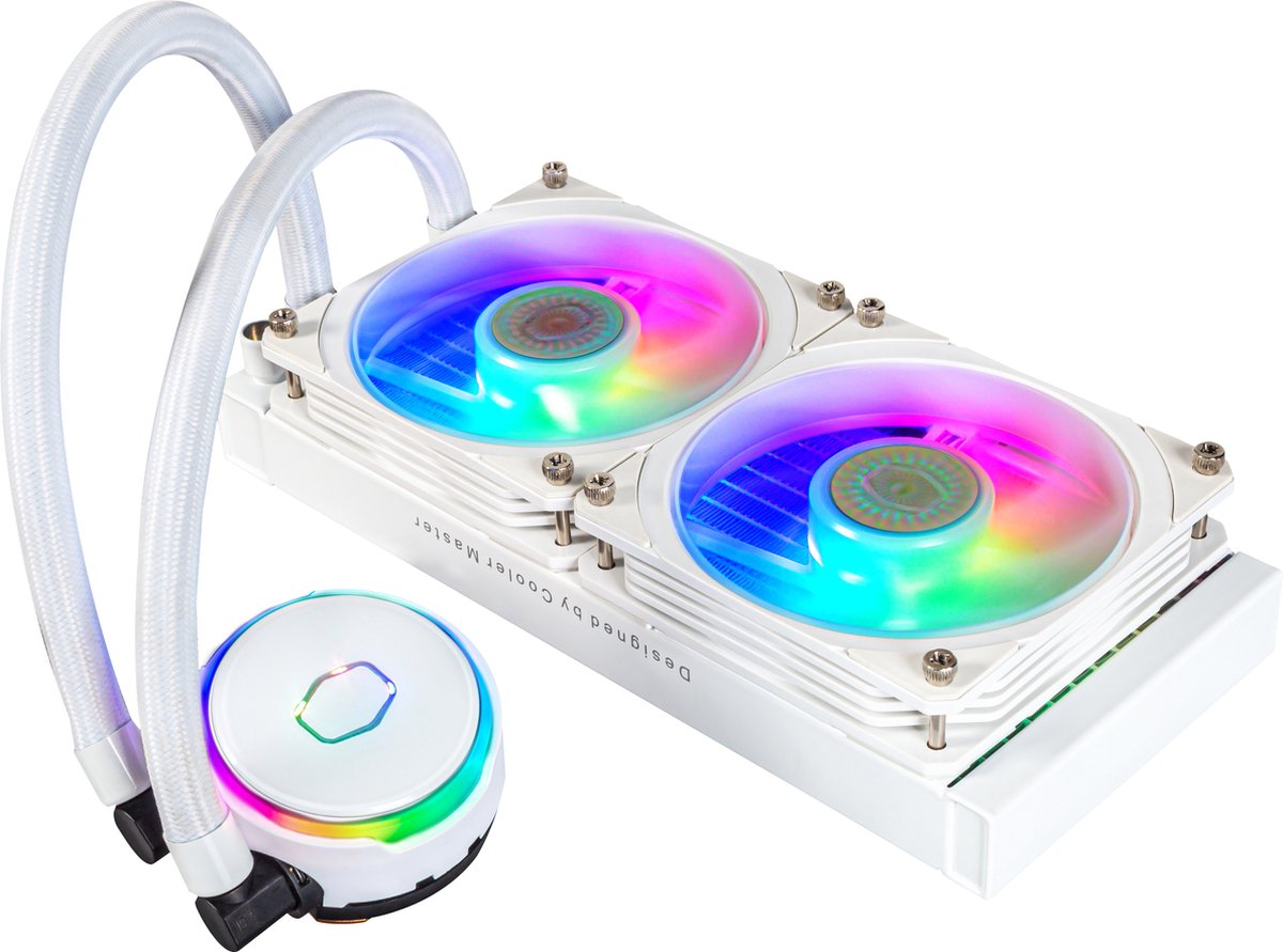 Cooler Master Masterliquid Pl240 Flux White Edition - afbeelding 4