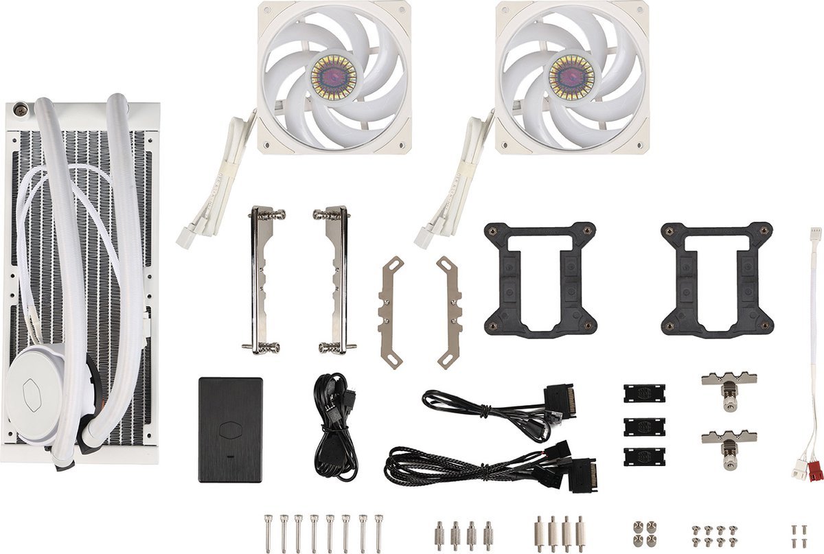 Cooler Master Masterliquid Pl240 Flux White Edition - afbeelding 5