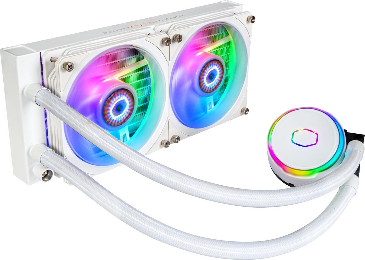 Cooler Master Masterliquid Pl240 Flux White Edition
