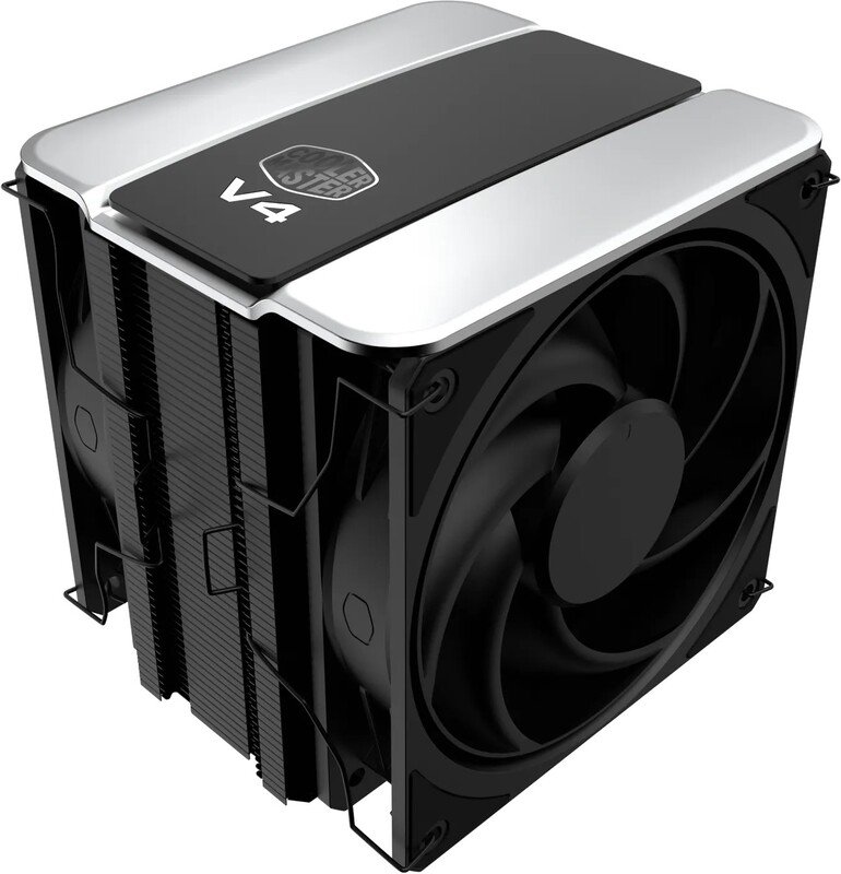 Cooler master v4 alpha 3dhp black cpu koeler - CoolerMaster V4 ALPHA BLACK 3DHP CPU-koeler