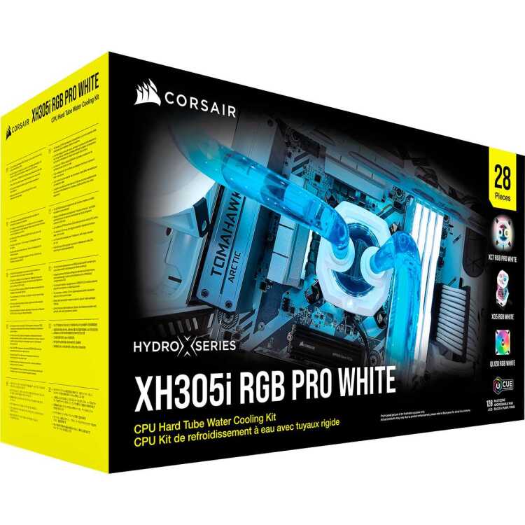 Hydro X Series iCUE XH305i RGB PRO Custom Cooling Kit 360mm Waterkoeler (White)