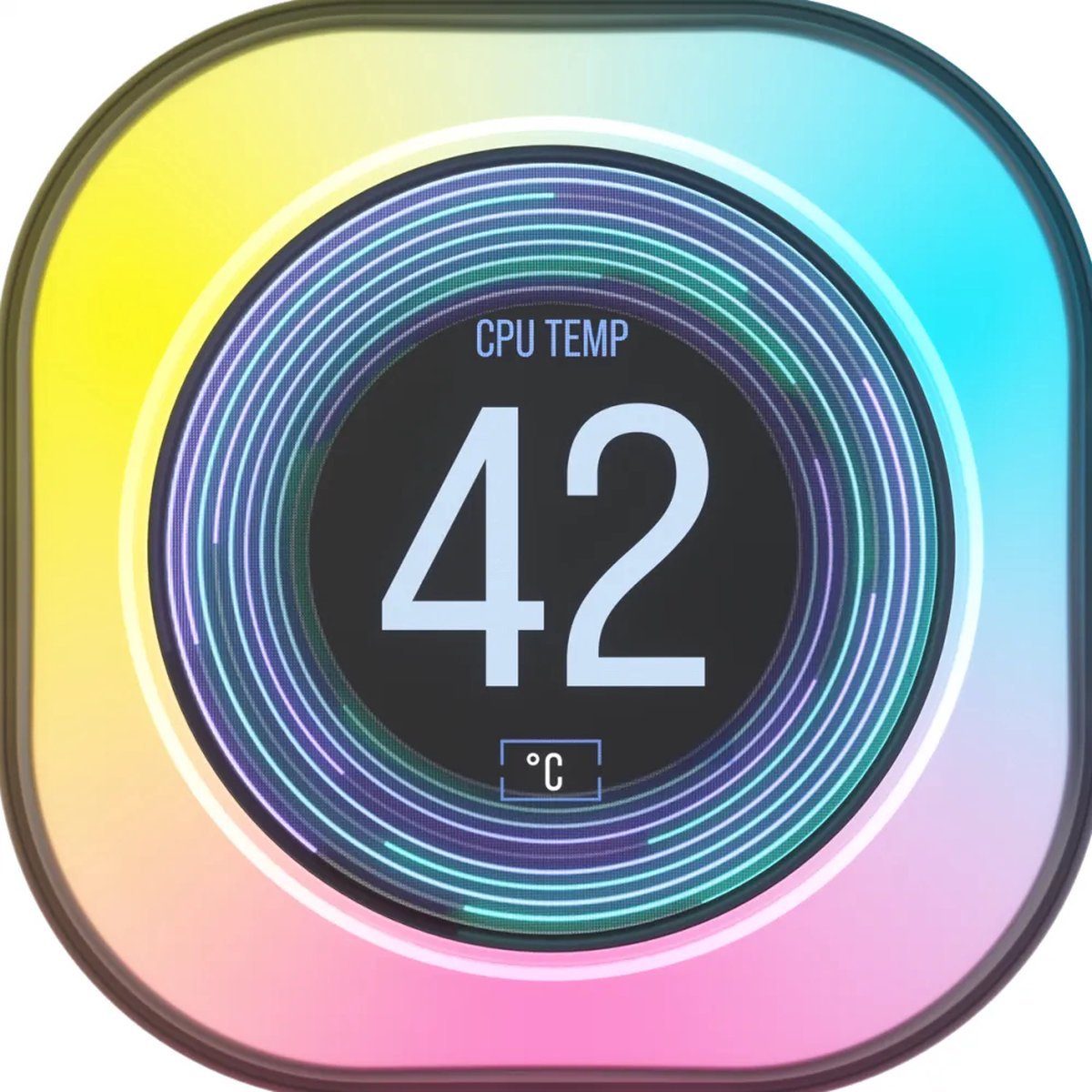 Corsair Corsair Icue Link Aio Lcd Screen Module White - Lcd-Display - Voor Corsair Icue Elite Cpu-Koelers - 2.1" Ips Lcd - 480 X 480 - 16.7M+ Colors - 24 Individually Addressable Rgb Leds - Wit