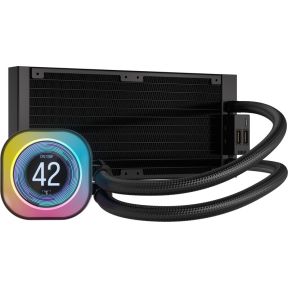 iCUE LINK H100i LCD 240mm Waterkoeler (Black) - afbeelding 2